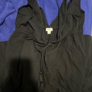 J. Crew Black Halter Dress